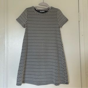 zara trafaluc geometric print dress